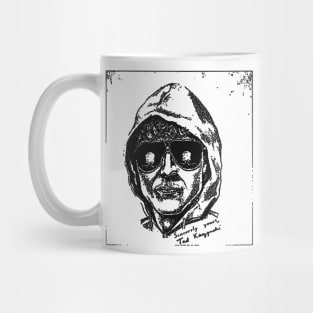 Ted Kaczynski Wearing Hoodie Mug